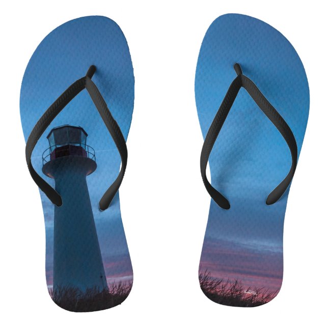 sunset lighthouse thongs (Footbed)