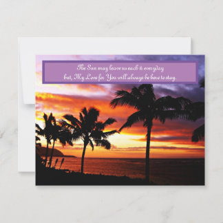 Sunset Love notes