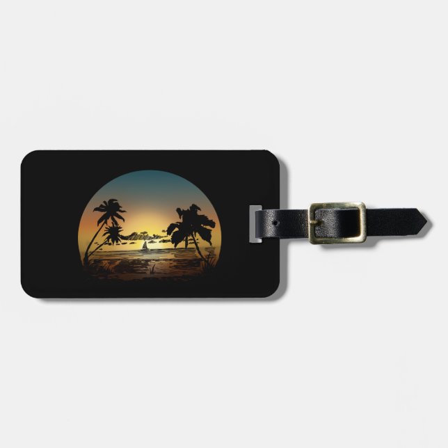 Sunset Luggage Tag (Front Horizontal)