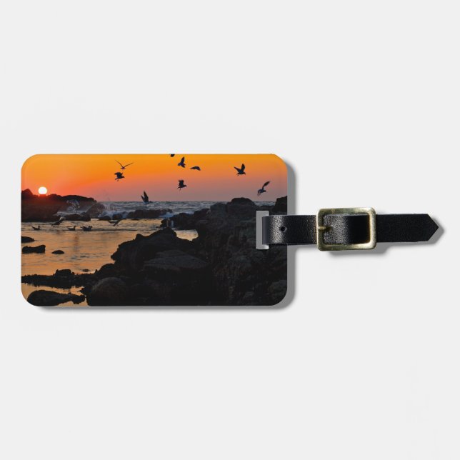 Sunset  luggage tag (Front Horizontal)