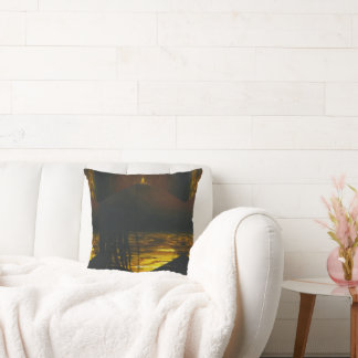 Sunset Magic Abstract Cushion