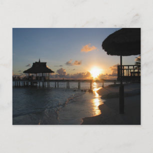 Sunset Maldives Postcard