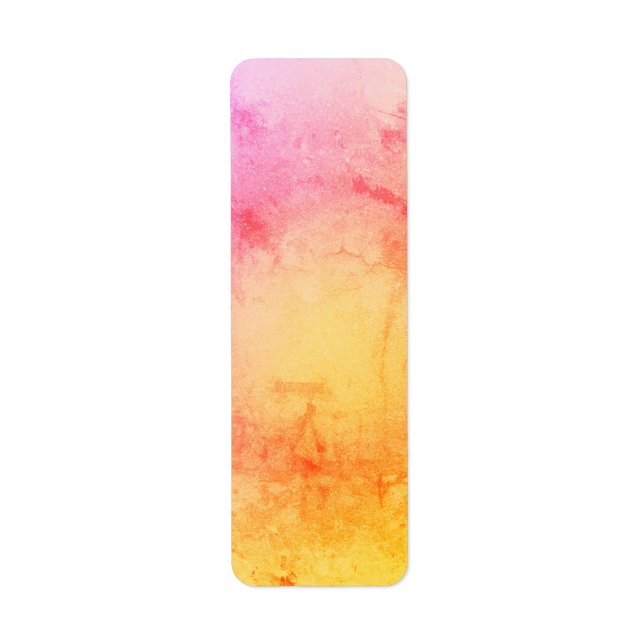 Sunset Marble Address Label Return Address Label (Front)