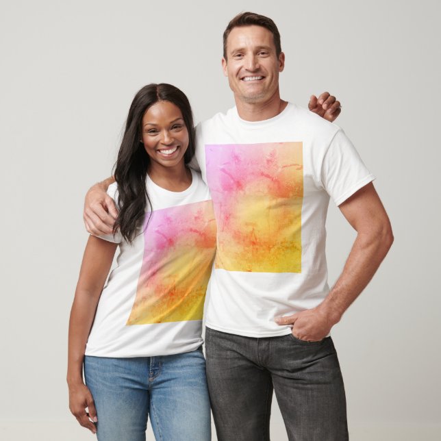 Sunset Marble Art T-Shirt (Unisex)