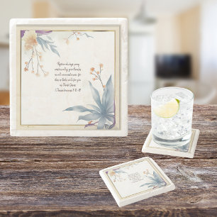 Sunset Meadow Frame Stone Coaster