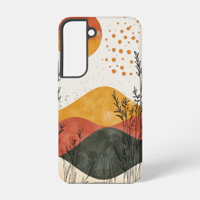 Sunset Meadow Phone Case (Back)