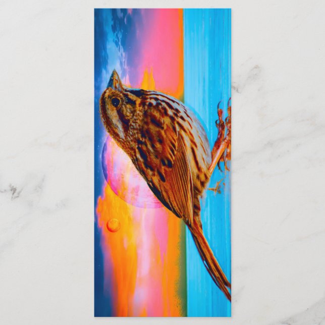 Sunset Melody Bookmark  Menu (Front)