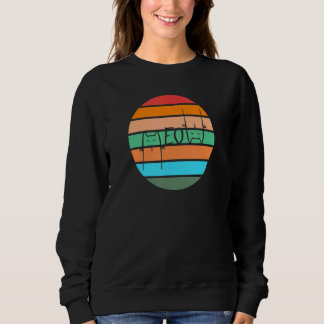 Sunset Meow Cat Sweatshirt