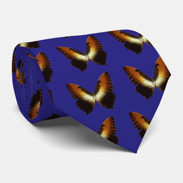 Sunset Morpho Tie (Rolled)