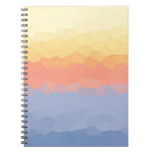 Sunset Mosaic Gradient Abstract Art Notebook