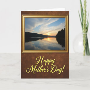 Sunset Mothers Day Card