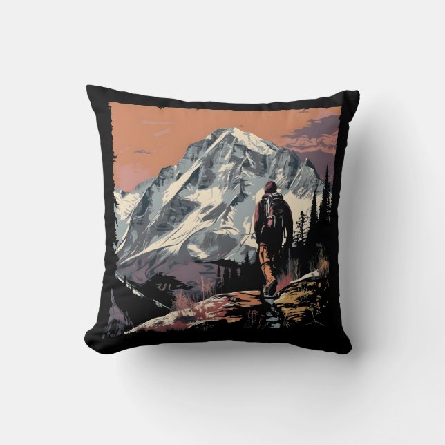 Sunset Mountain Hiking Cushion (Front)