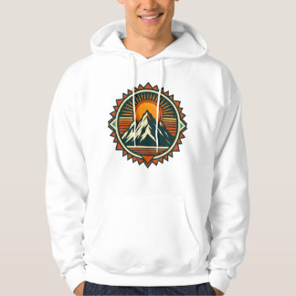 Sunset Mountain Landscape Hoodie – Nature-Inspired