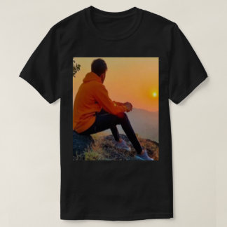 Sunset Mountain View Scenic T-Shirt - Nature & Tra