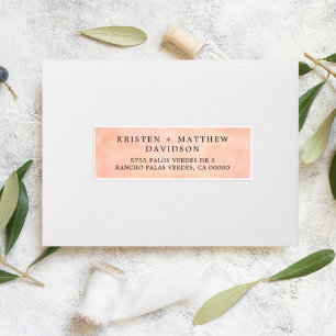 Sunset Mountain Wedding Guest Address Labels