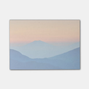 Sunset Mountains Abstract Landscape Post-it Notes