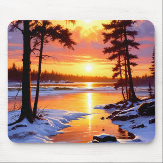 sunset mouse pad