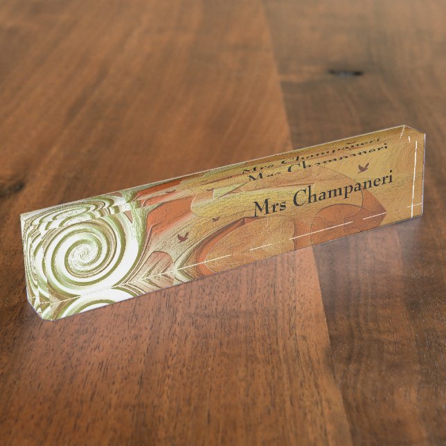 Sunset  nameplate (Side)