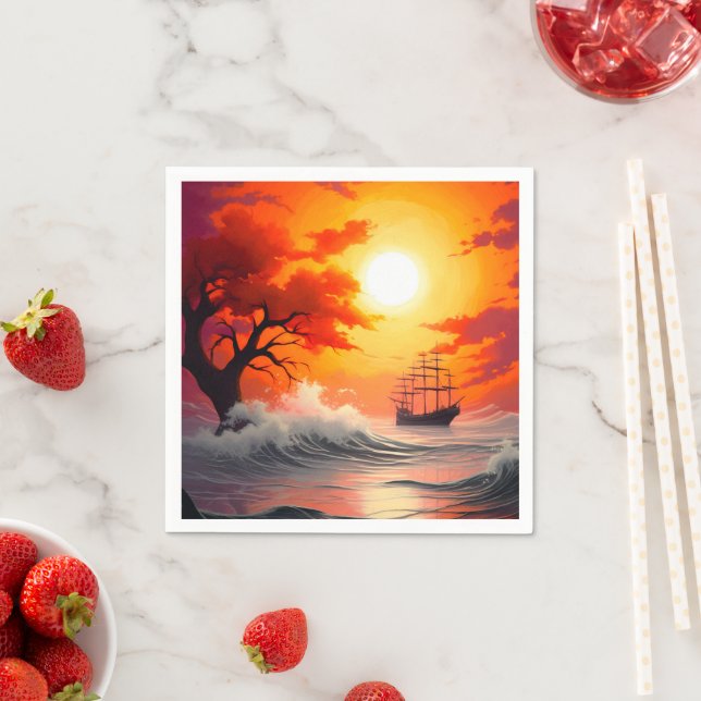 Sunset Napkin (Insitu)