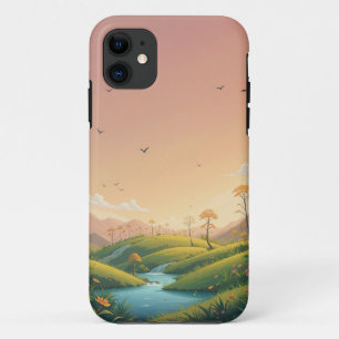 Sunset Nature Landscape  iPhone 11 Case