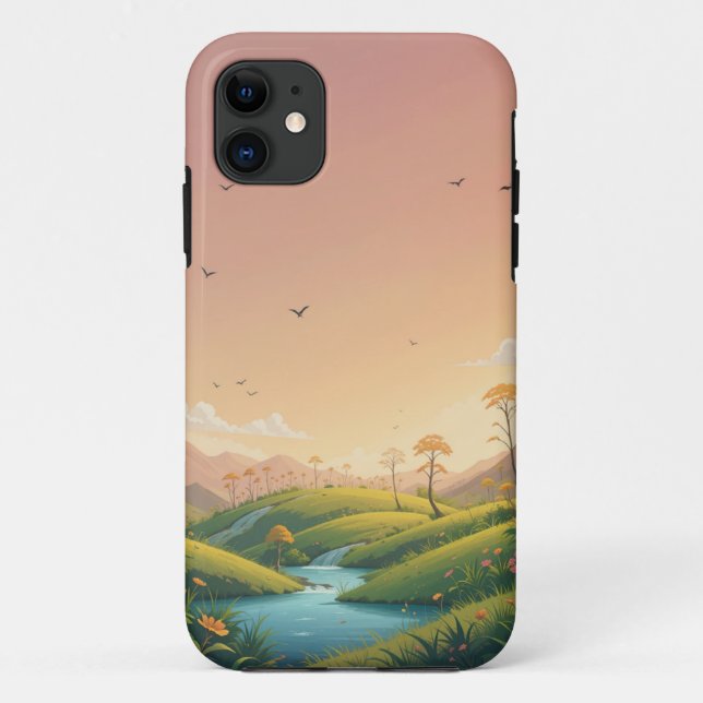 Sunset Nature Landscape  Case-Mate iPhone Case (Back)