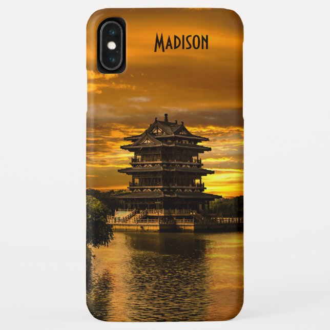 Sunset near Yixing custom name phone cases (Back)