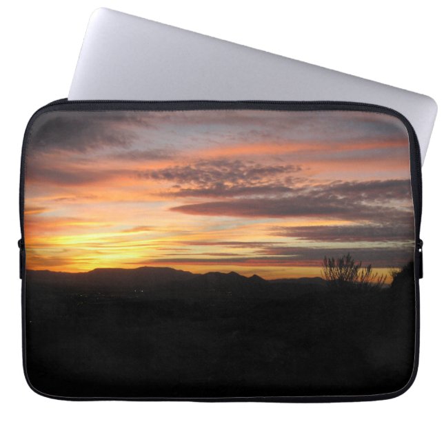 Sunset Neoprene Laptop Sleeve 13" (Front)