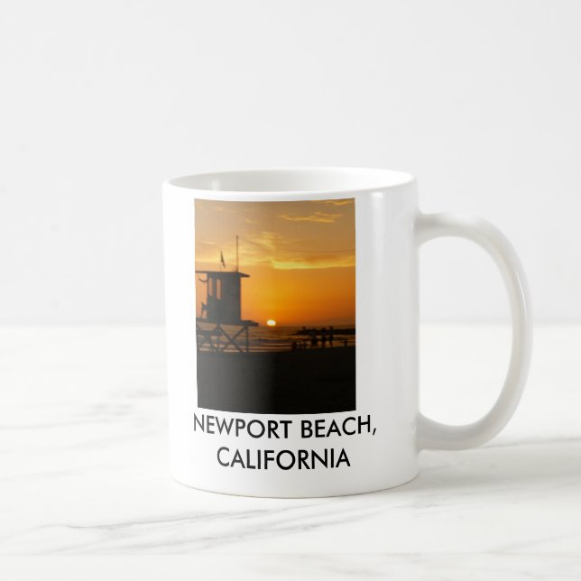 Sunset, NEWPORT BEACH, CALIFORNIA Coffee Mug (Right)