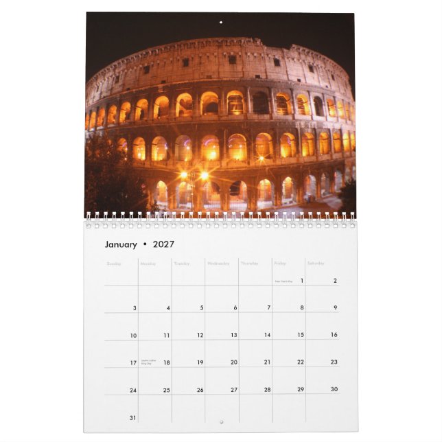 Sunset & Nights, 2013 Calendar (Jan 2027)