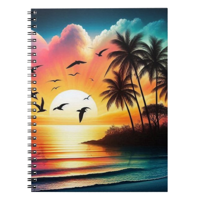 Sunset Notebook (Front)