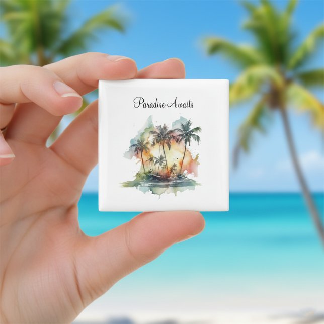 Sunset Oasis, custom Magnet (Creator Uploaded)