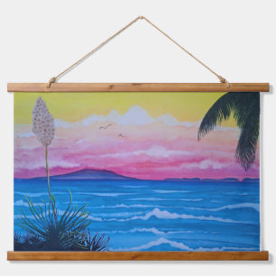 Sunset Ocean Hanging Tapestry