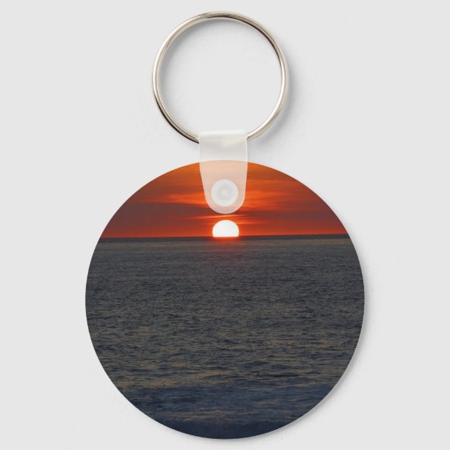 Sunset Ocean Key Ring (Front)
