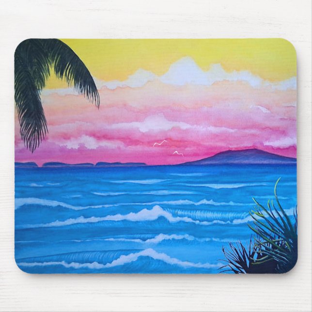 Sunset Ocean  Mouse Pad (Front)