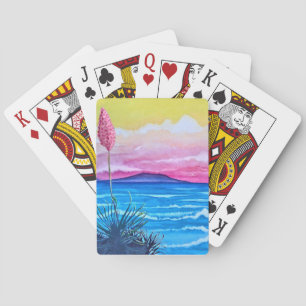 Sunset Ocean  Playing Cards