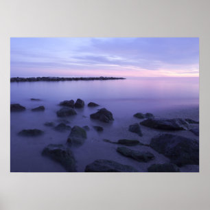 Sunset Ocean Poster