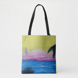 Sunset Ocean Tote Bag