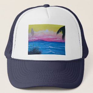 Sunset Ocean  Trucker Hat