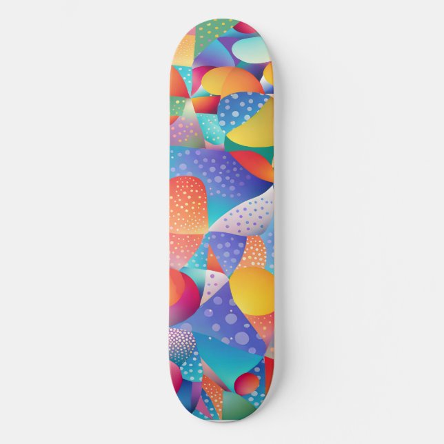 Sunset Ocean Waves Skateboard (Front)