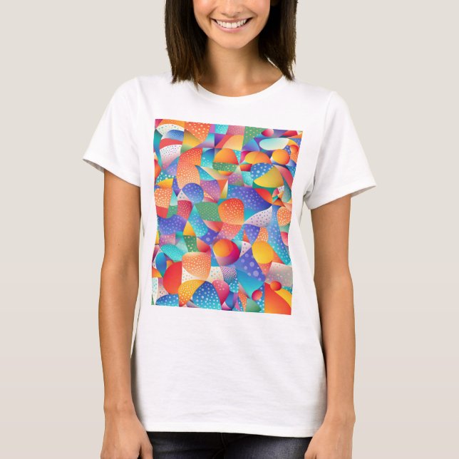 Sunset Ocean Waves T-Shirt (Front)