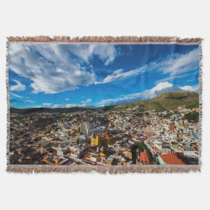Sunset Of Guanajuato Throw Blanket