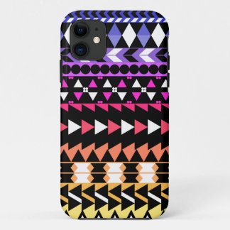Sunset Ombre Aztec Pattern iPhone 11 Case