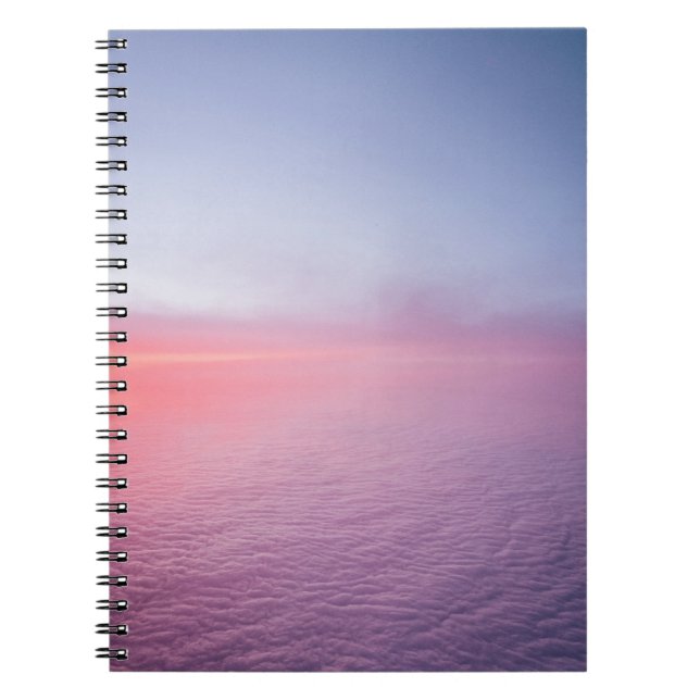 SUNSET ON A FLIGHT FROM HELSINKI FINNLAND TO FRANK NOTEBOOK (Front)