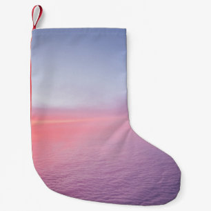 SUNSET ON A FLIGHT FROM HELSINKI FINNLAND TO FRANK SMALL CHRISTMAS STOCKING