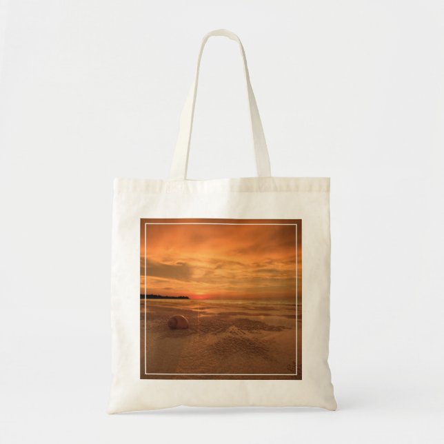Sunset On A Thai Beach Tote Bag (Front)