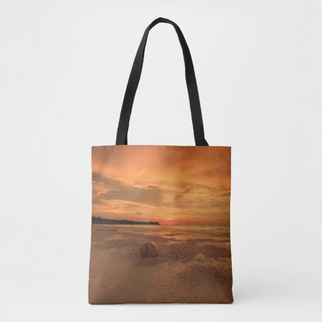Sunset On A Thai Beach Tote Bag (Front)