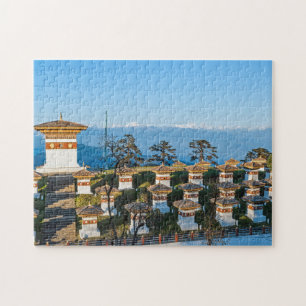 Sunset on Dochula Pass - Bhutan, Himalaya Jigsaw Puzzle