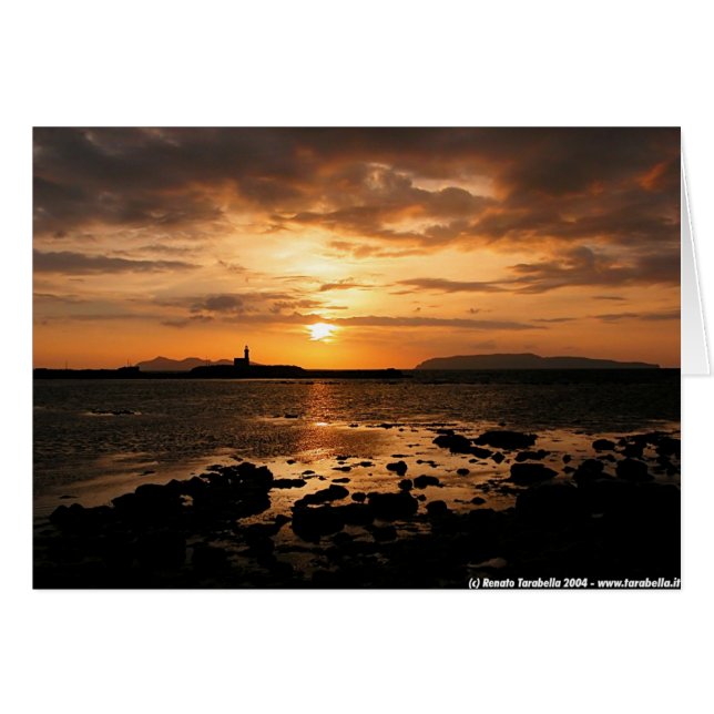 Sunset on Egadi (Front Horizontal)