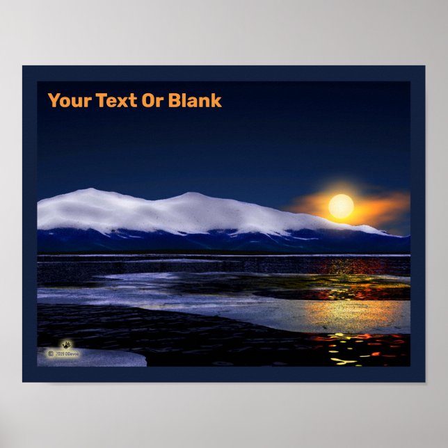 Sunset On Ice Poster (Front)