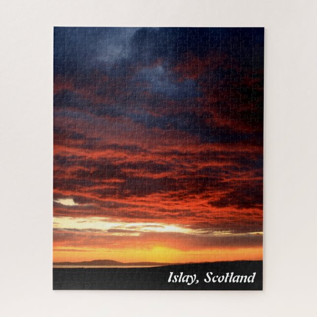 Sunset on Islay, Scotland Jigsaw Puzzle (Vertical)